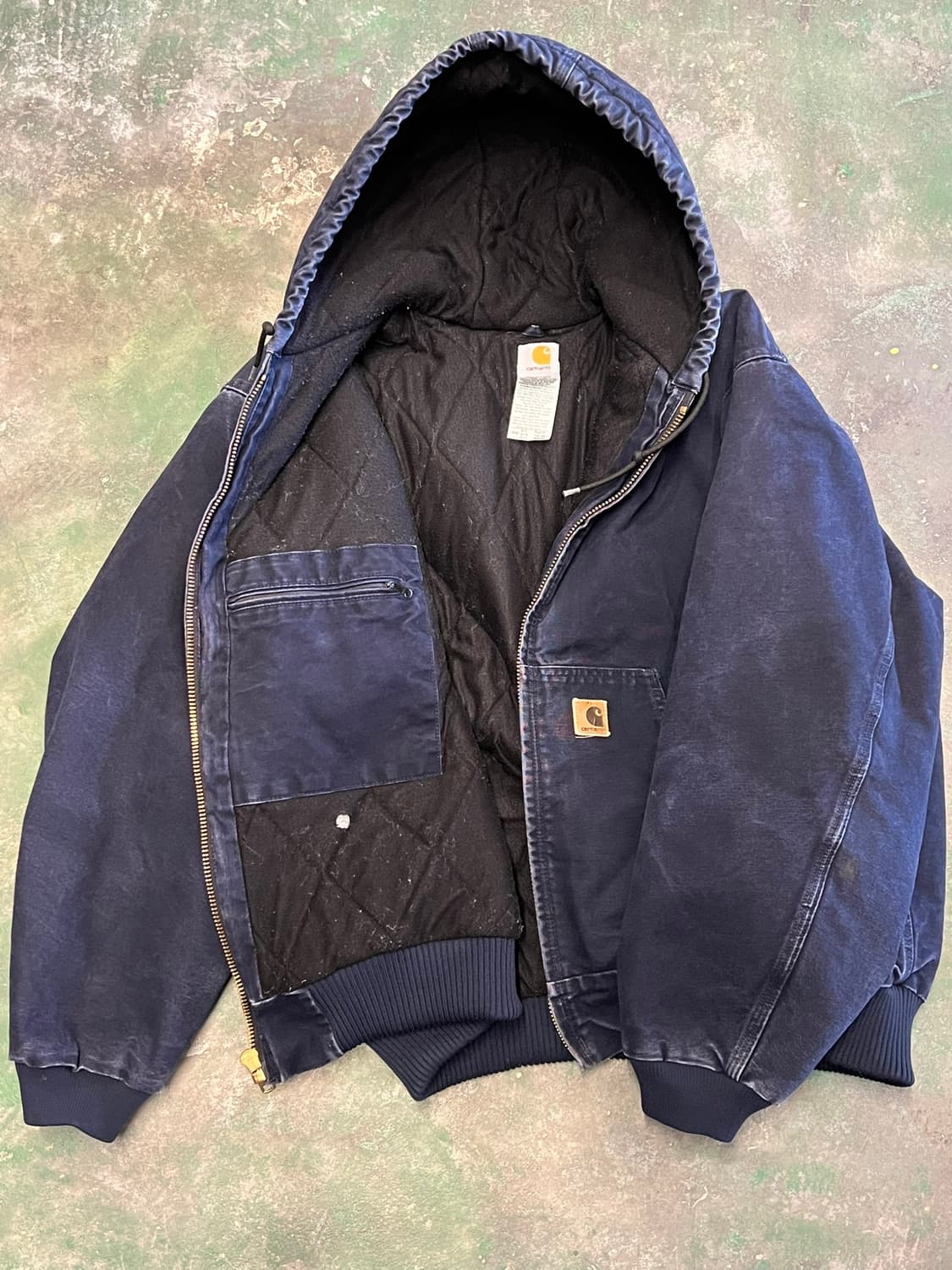 [2XL] 빈티지 칼하트 액티브 자켓 J130 후드 덕 워크자켓 상품이미지10