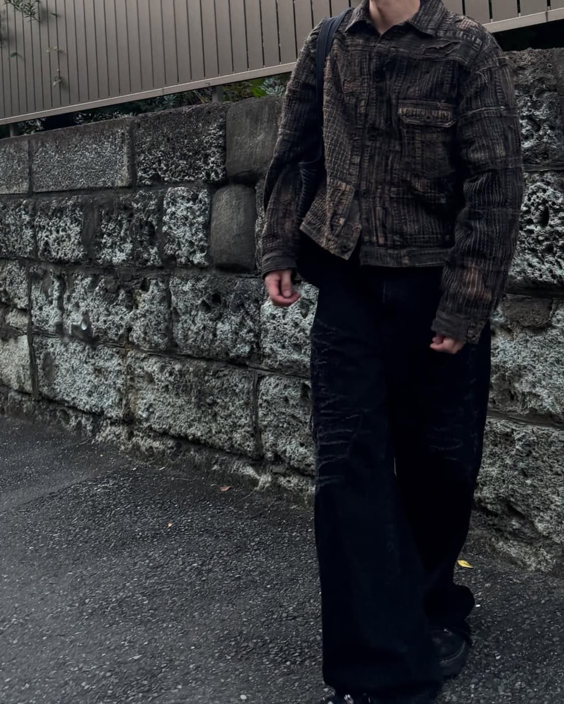 마인데님 24ss 도쿄 exclusive 디스트로이드 와이드 데님 상품이미지6