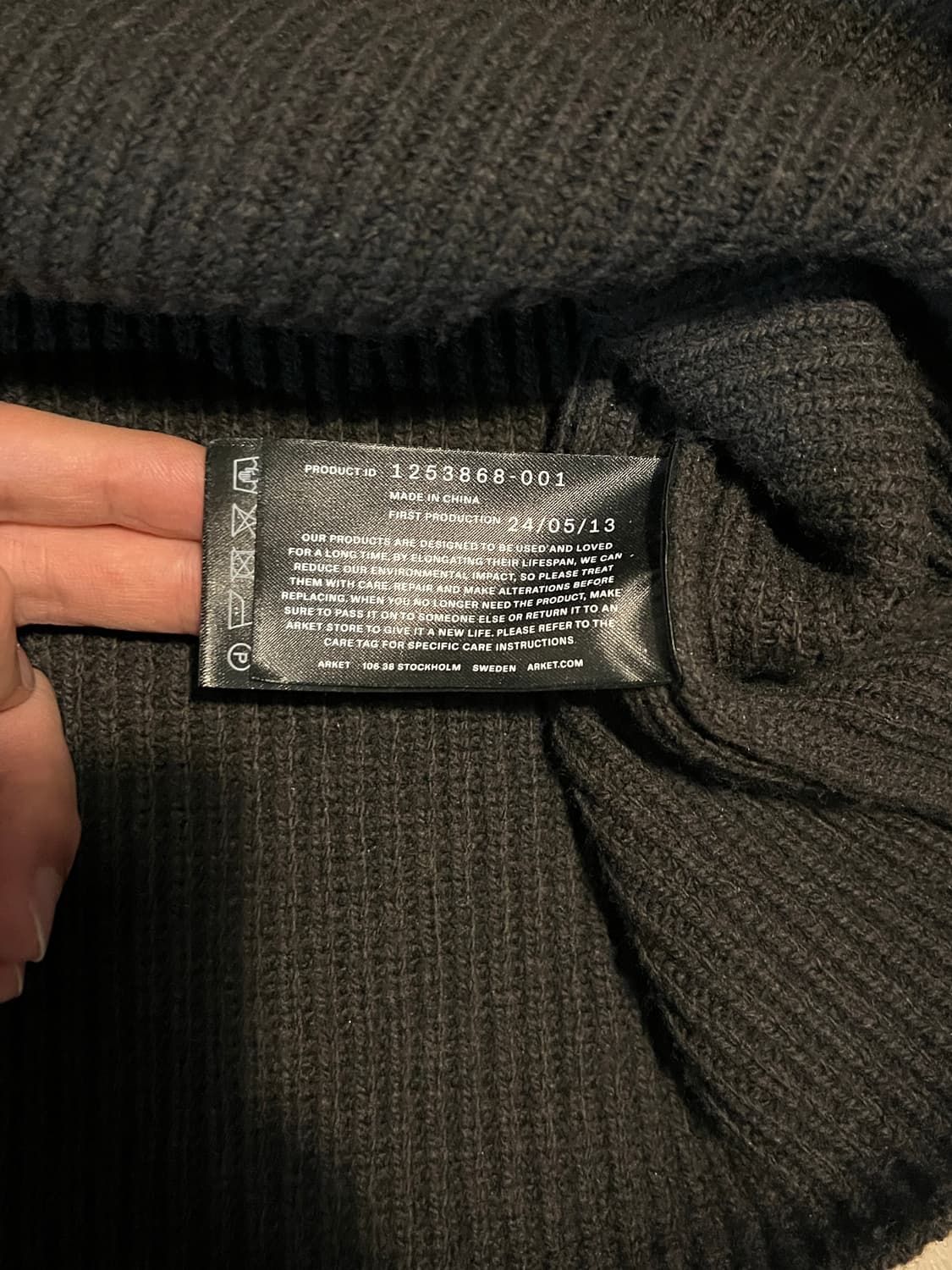 아르켓 니트 폴로 점퍼 M사이즈 상품이미지7