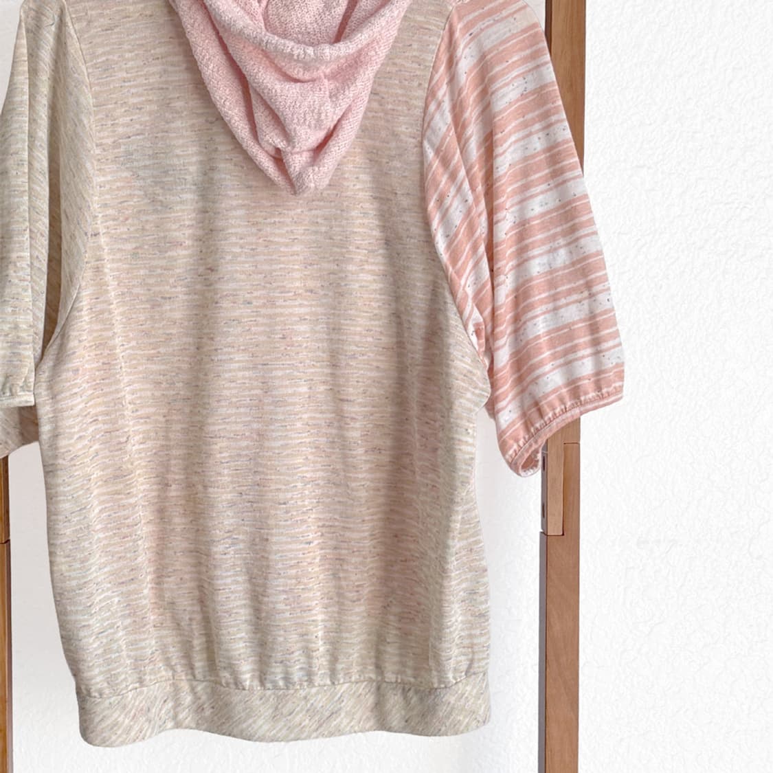 [SCOLAR] 파스텔 믹스 패치워크 후드 집업 상품이미지10