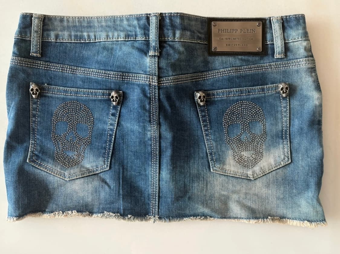 필립플레인 데님 스커트 치마 상품이미지1