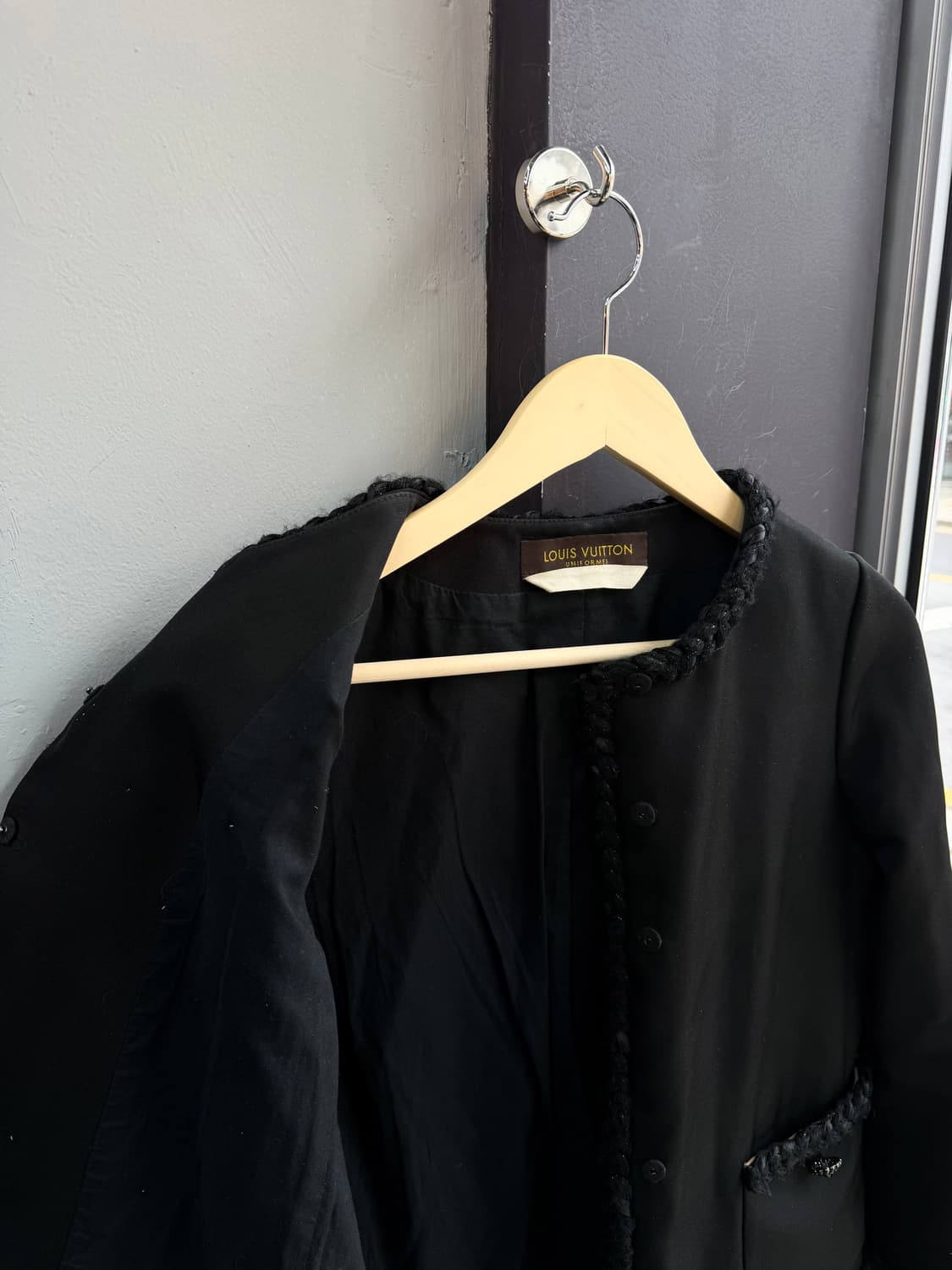 38/ 루이비통 유니폼라인 트위트 비즈 자켓 상품이미지5