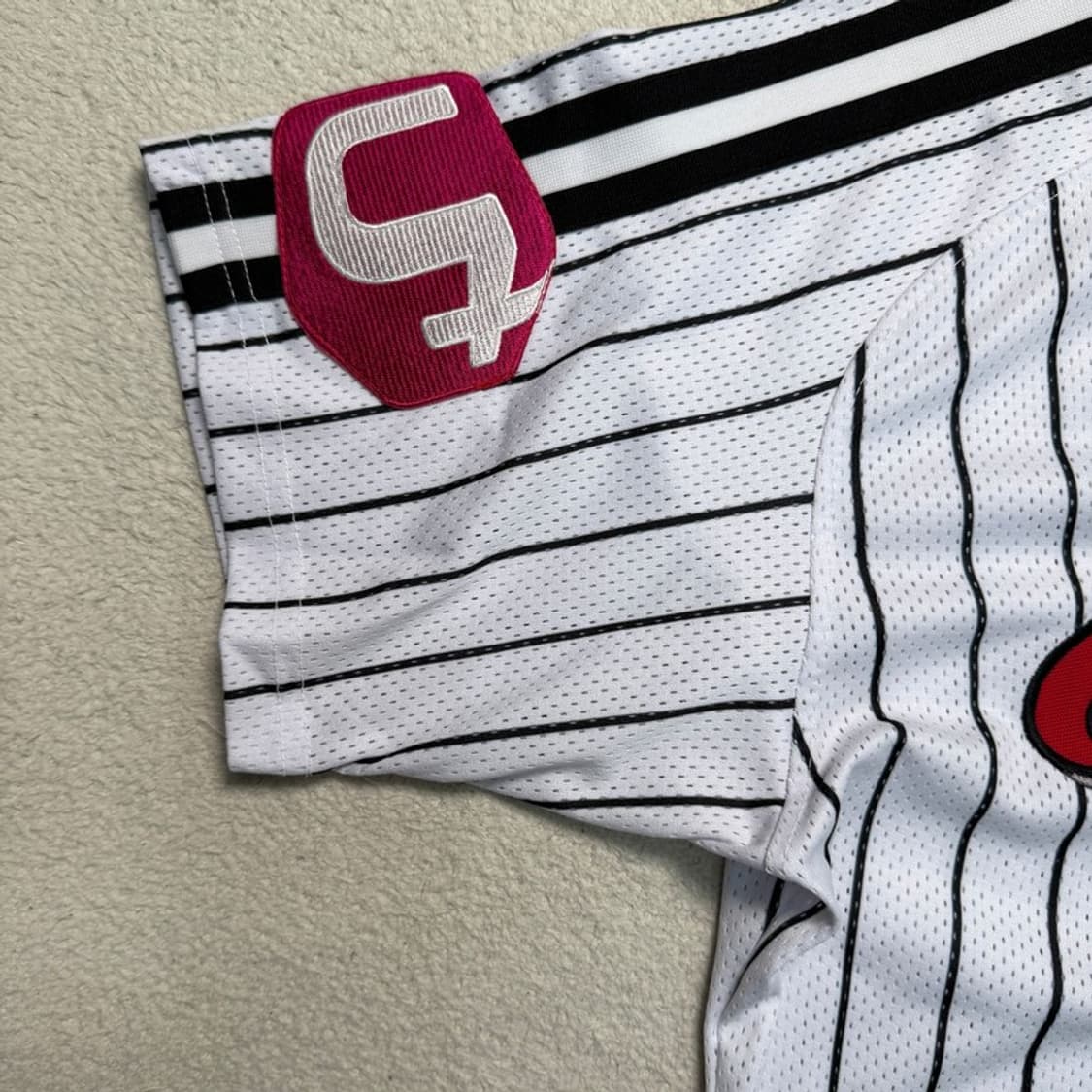 LG  트윈스 프리미엄 홈 유니폼 반팔 셔츠 화이트 100 상품이미지4