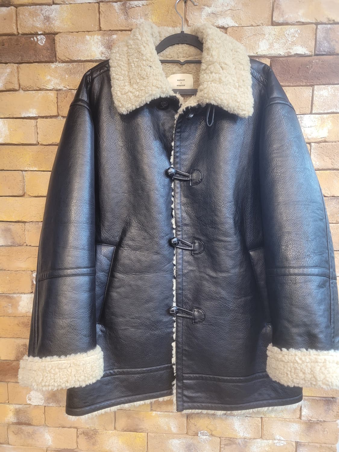 Wellrow x wearraw 무스탕 자켓 상품이미지1