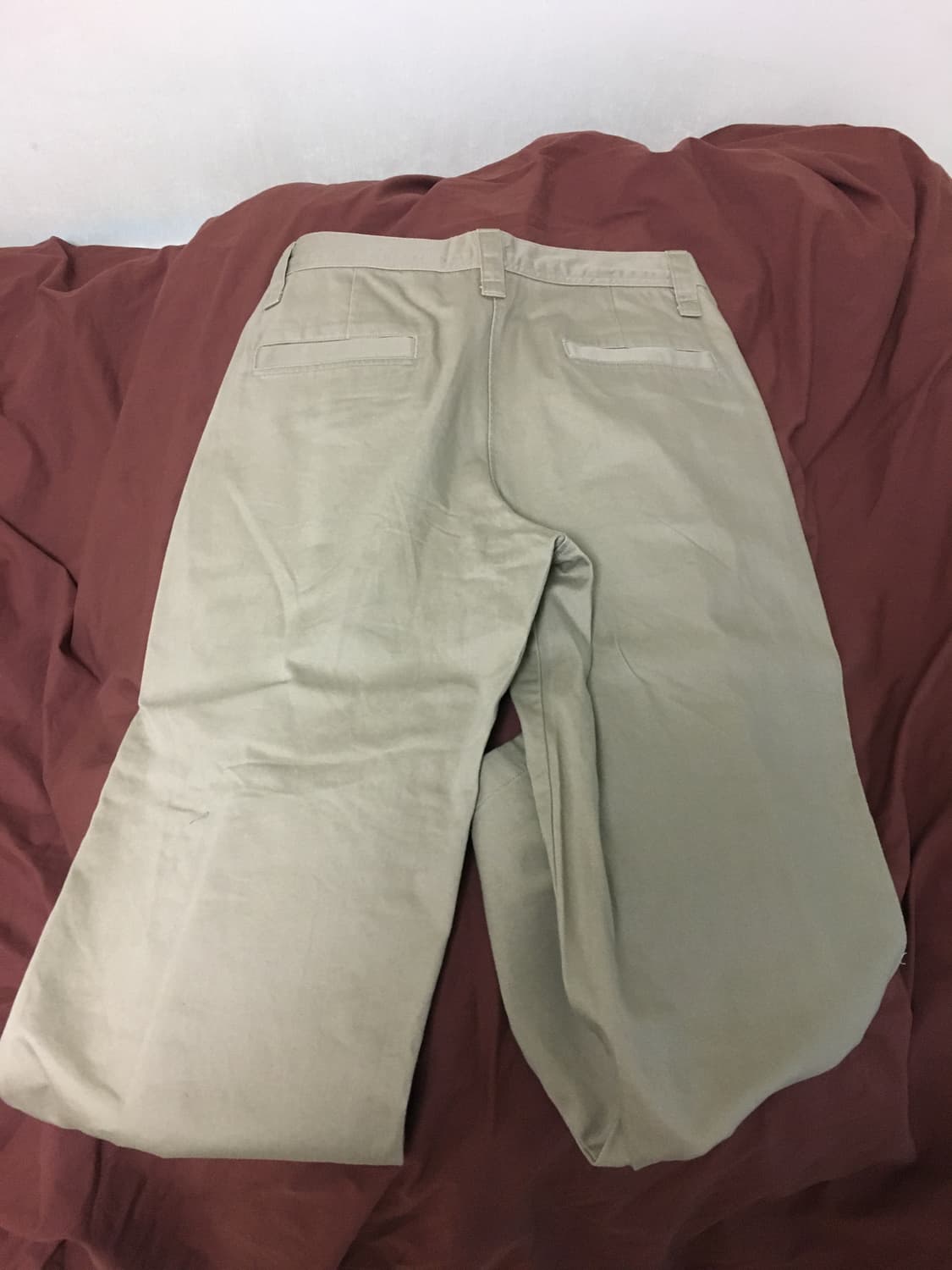 유니클로 빈티지 레귤러 핏 노턱 치노 팬츠 상품이미지2
