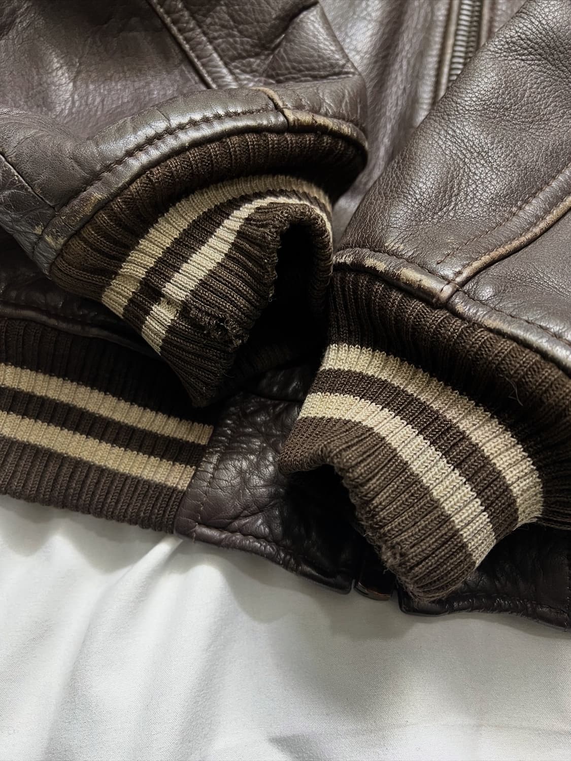 아비렉스 트랙필드 가죽자켓 상품이미지10