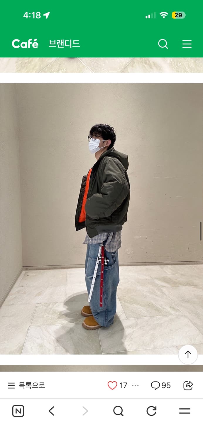 로어링라드 SHIRING HOOD MA-1 카키 항공점퍼새상품 수준 상품이미지4