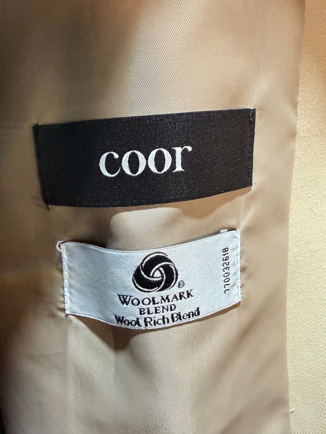 쿠어(Coor)의 벨티드 울 트렌치 코트 L 상품이미지7