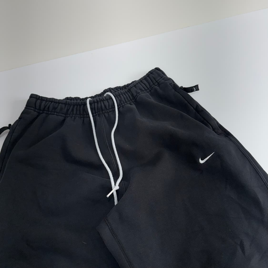 Nike 나이키 스몰 로고 블랙 코튼 팬츠 상품이미지4