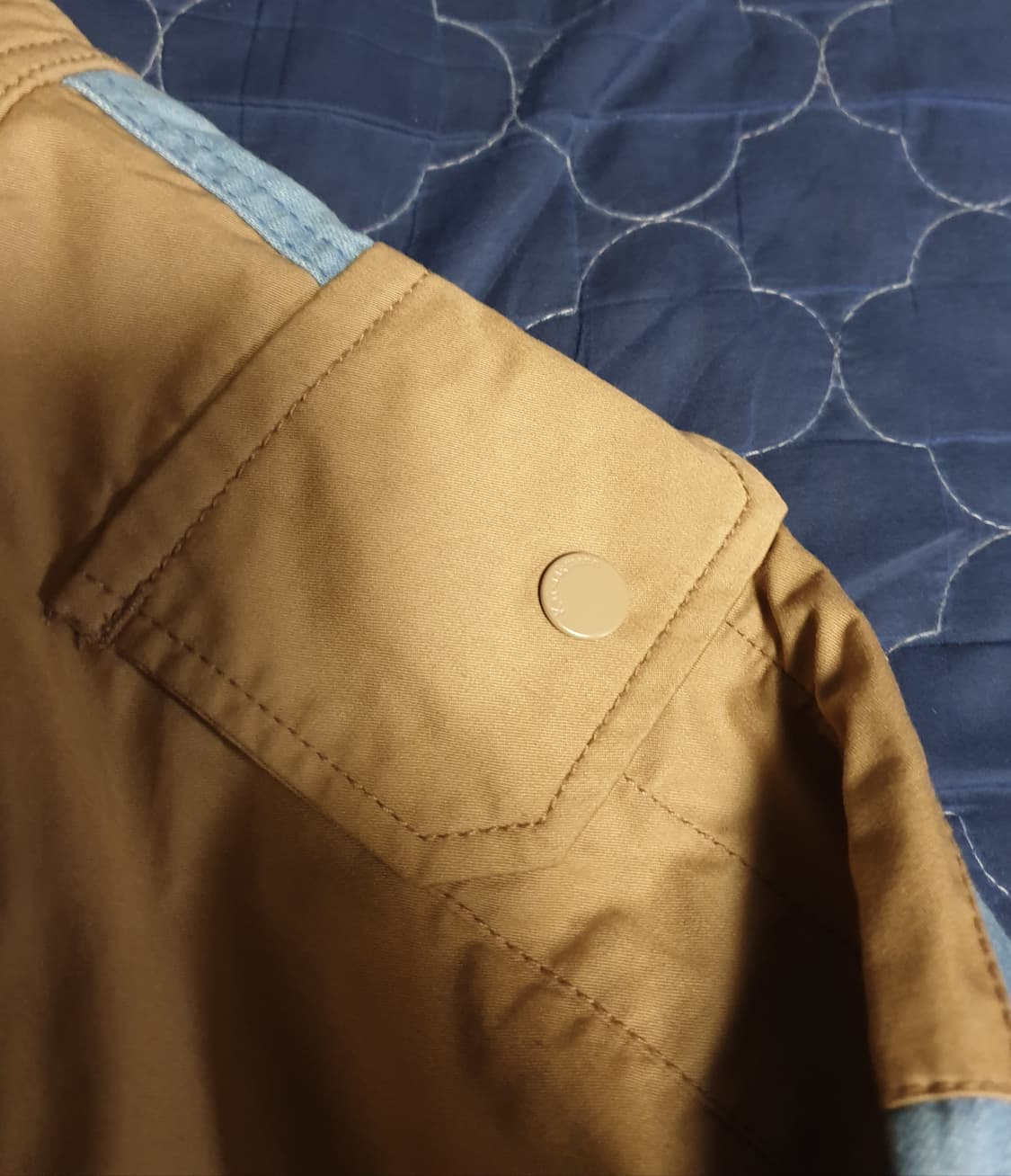 (빈티지) 카이아크만 견장 스위스군복st 데님배색 야상자켓 (S) 상품이미지3