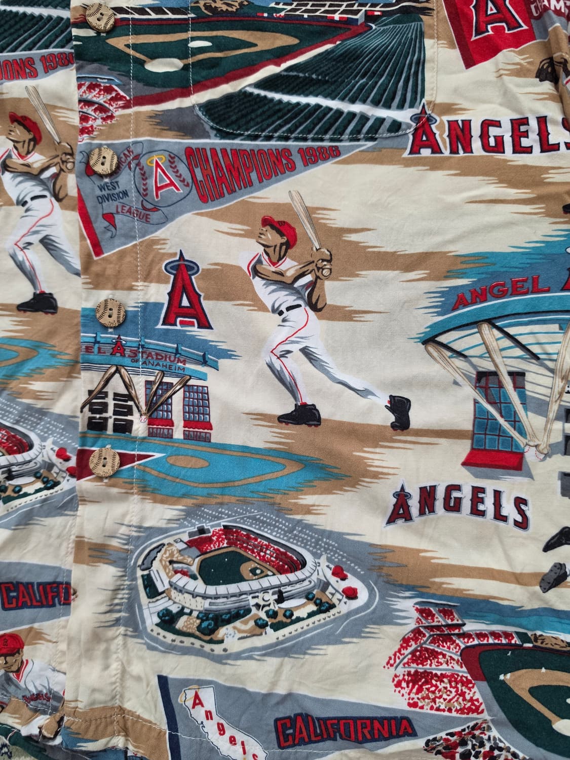 [최종할인] 03 MLB 레인스푸너 LA 에인절스 하와이안 셔즈M 103 상품이미지5