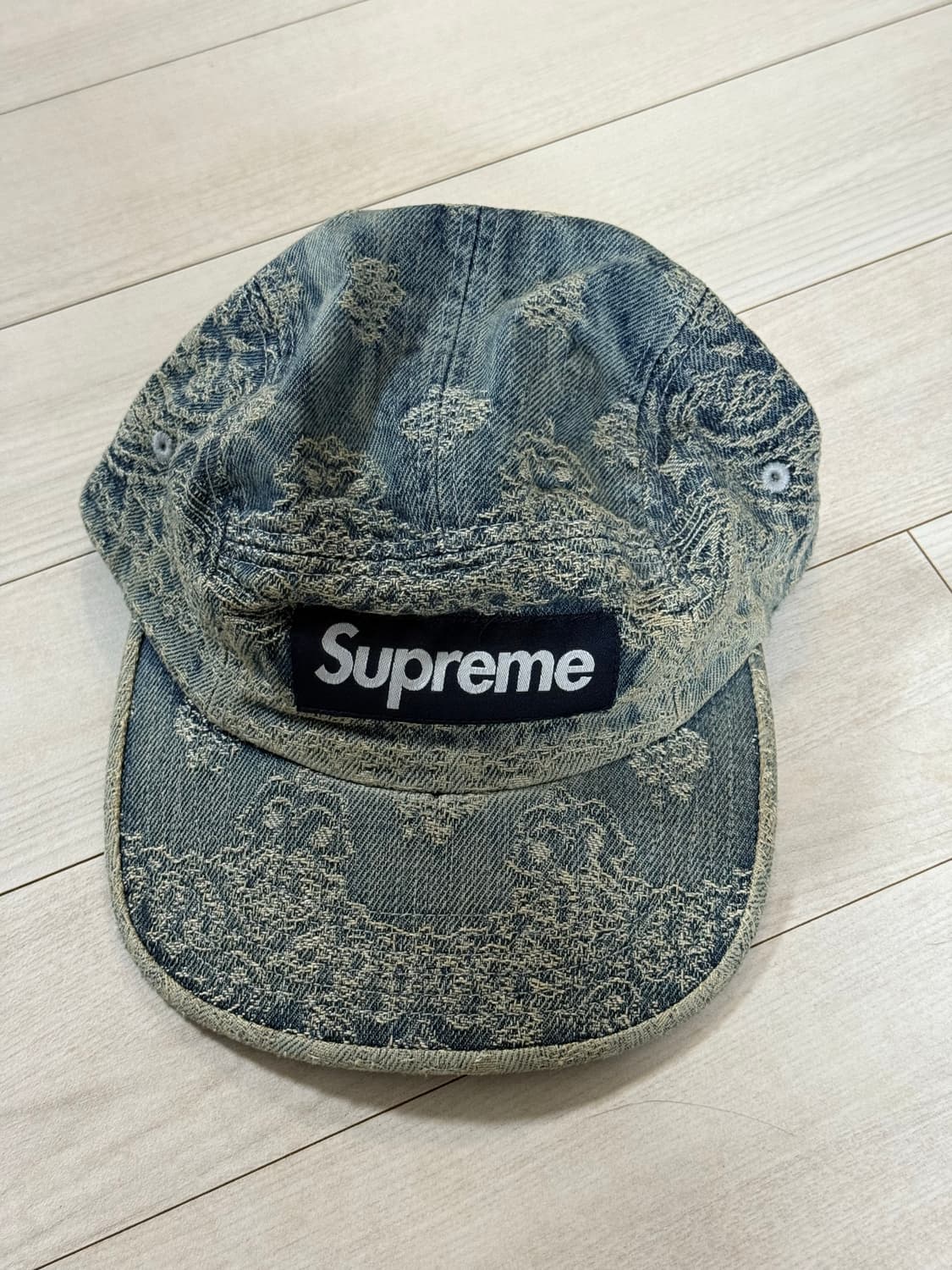 슈프림 자카드 데님 캡 상품이미지1