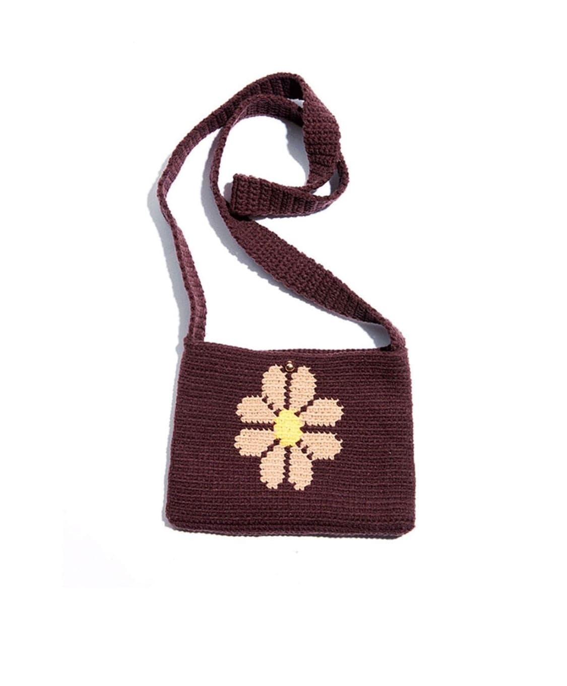 니로 세렌디피티 JJJ DAiSY KNiT BAG BROWN #666 상품이미지1