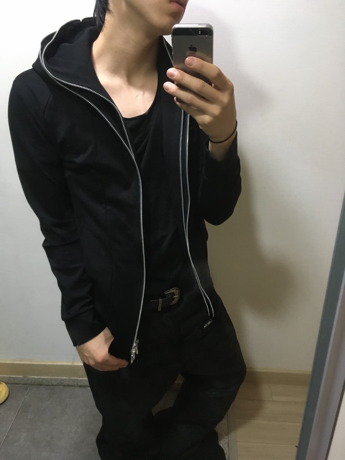 토네이도 마트 레이어드 풀지퍼 후드집업 상품이미지2