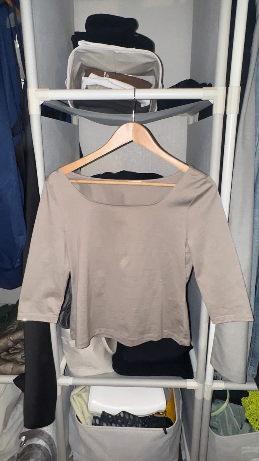 아모멘토 Scoop Neck Short Sleeve 티셔츠 상품이미지4