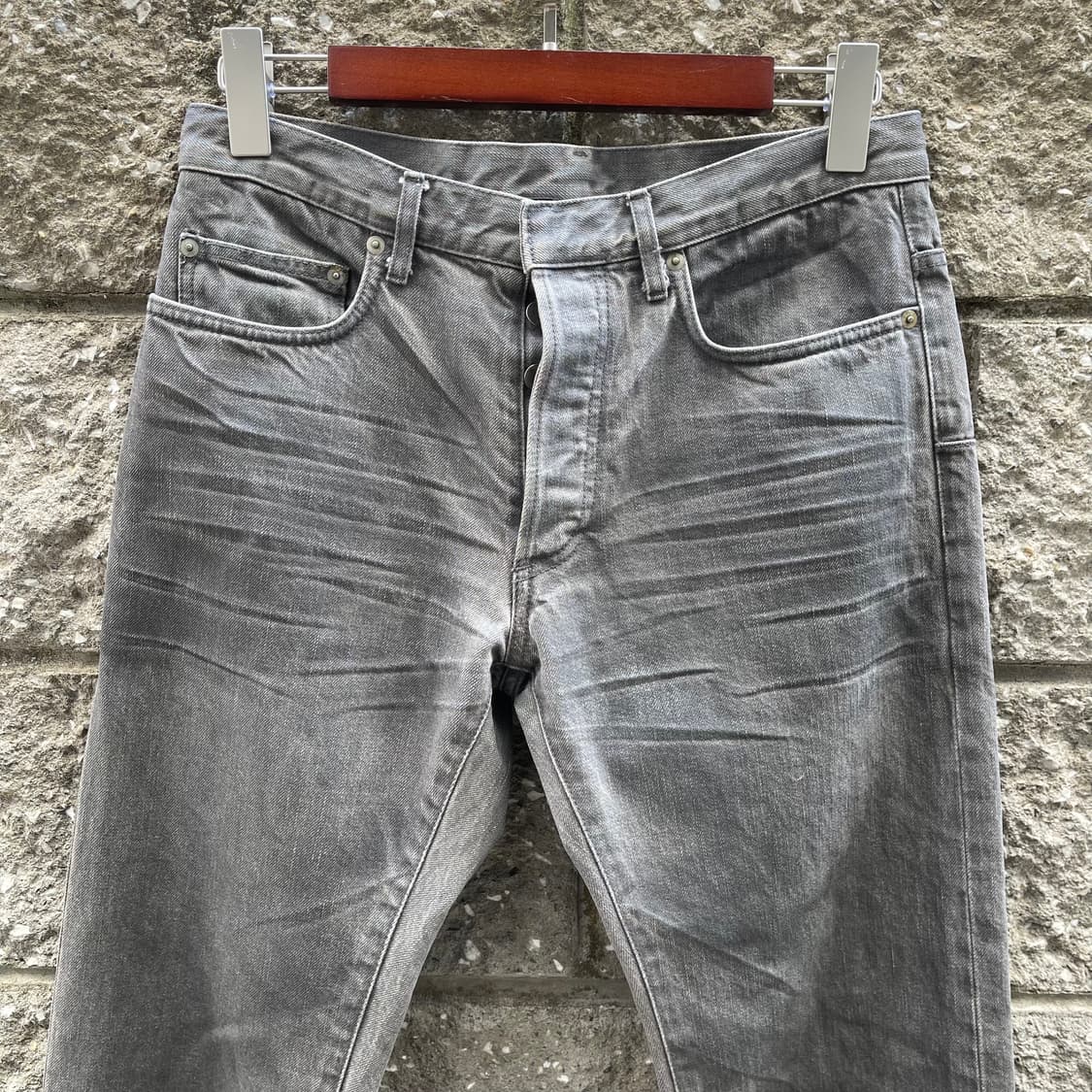 [30] Dior Homme 아카이브 코팅 데님 팬츠 상품이미지4