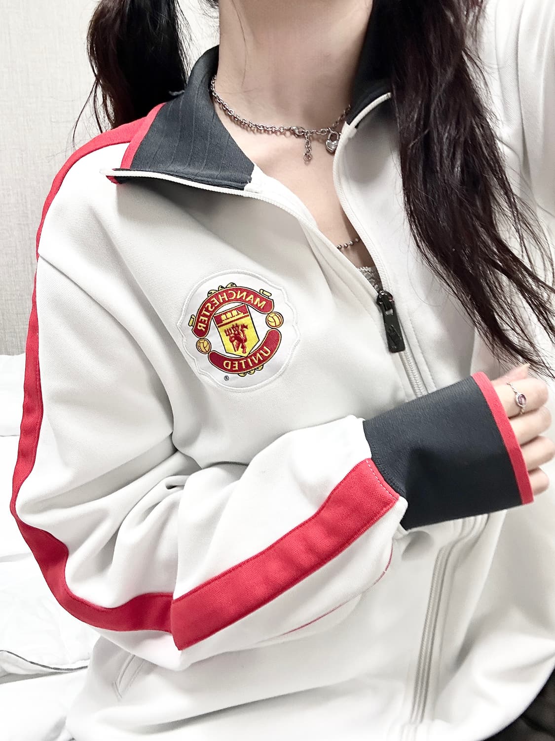 나이키 스우시 맨유 화이트 져지 상품이미지1