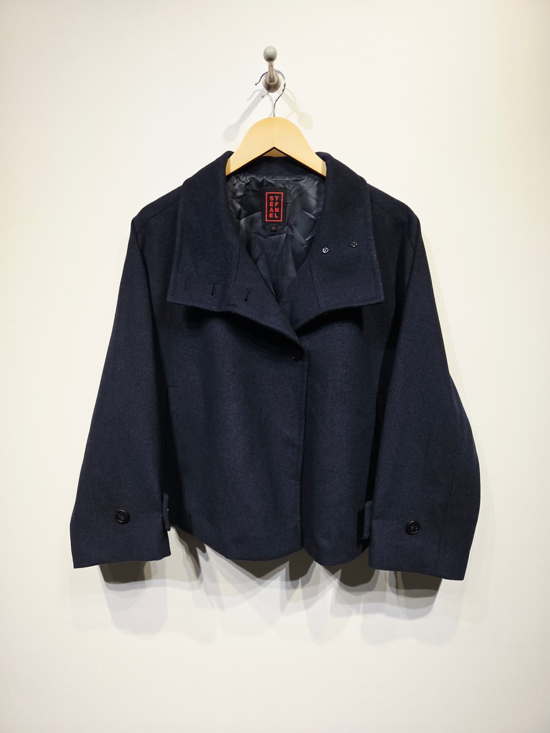 STEFANEL 스테파넬 울 캐시미어 크롭 숏자켓 상품이미지2