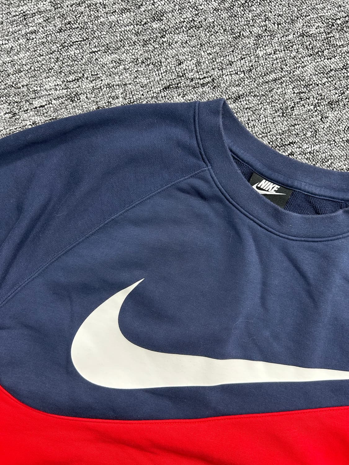 나이키 배색 빅로고 맨투맨 L 상품이미지6