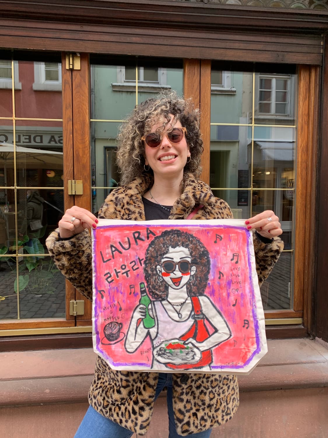 초상화 에코백 상품이미지4