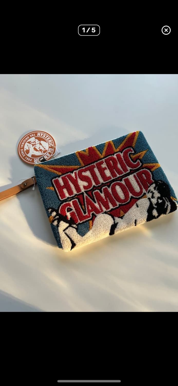 HYSTERIC GLAMOUR PILE CLUTCH BAG 상품이미지1