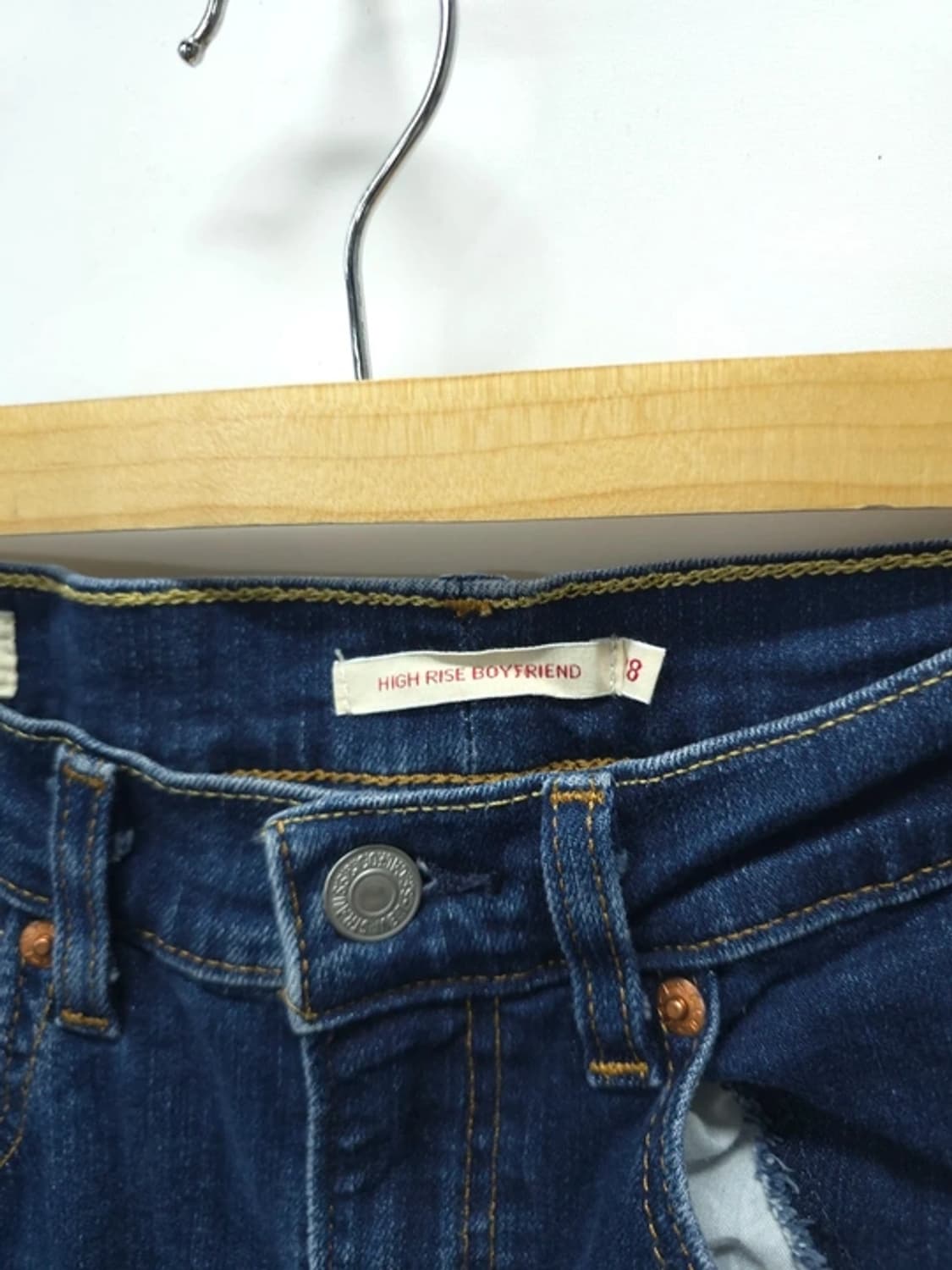 리바이스 여성 프리미엄 이탈리안 데님 보이프렌드진(25~26) 상품이미지7