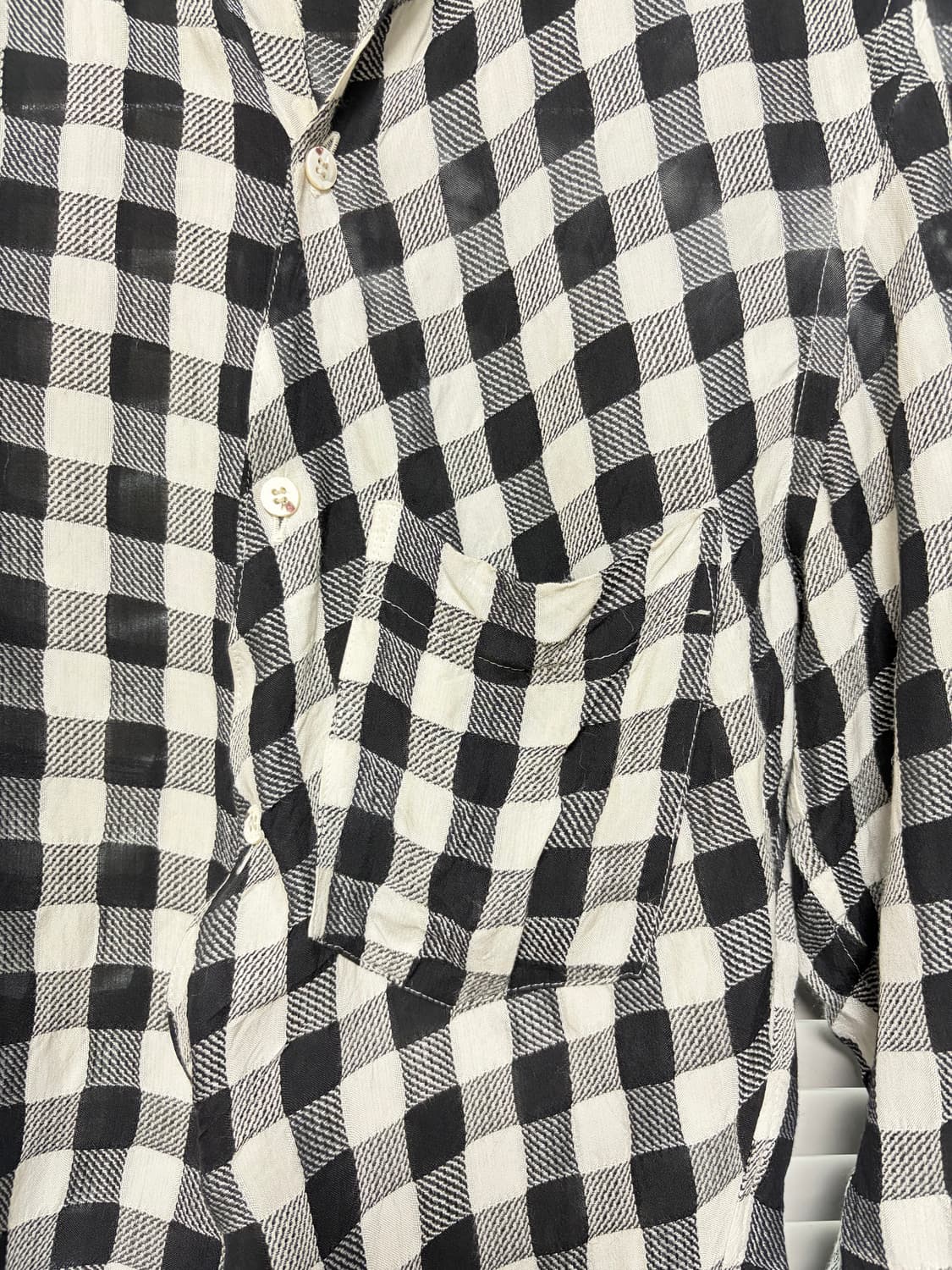 Tricot Comme des garcons check shirt 상품이미지7