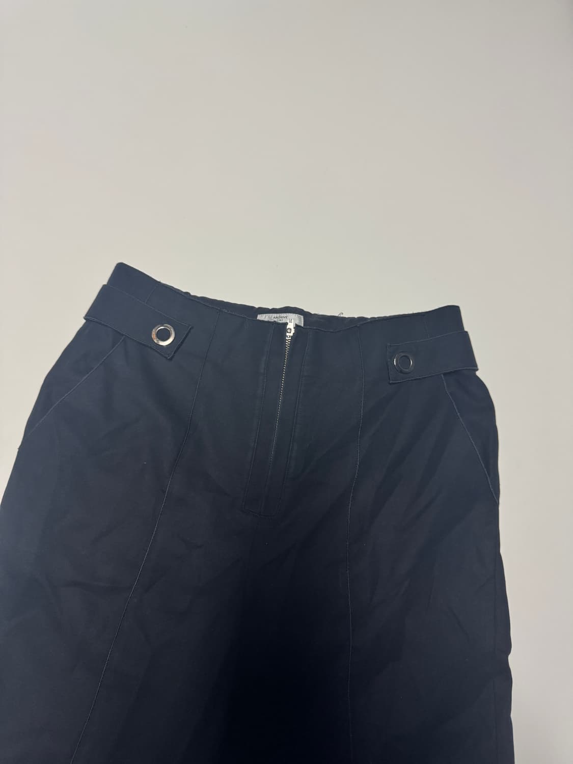 여성 오브제 ARCHIVE 면바지 블랙 29.1인치 상품이미지5