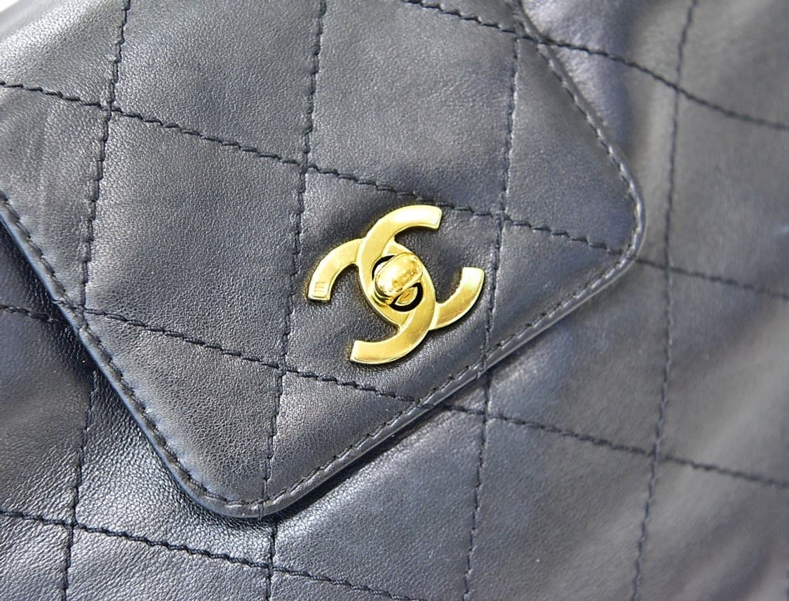 샤넬 빈티지 램스킨 비콜로어 숄더백(정품) 상품이미지6