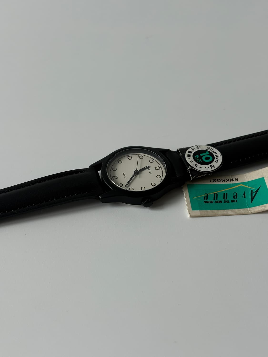 세이코 1980년대 Avenue 블랙 쿼츠 여성 데드스탁 상품이미지5
