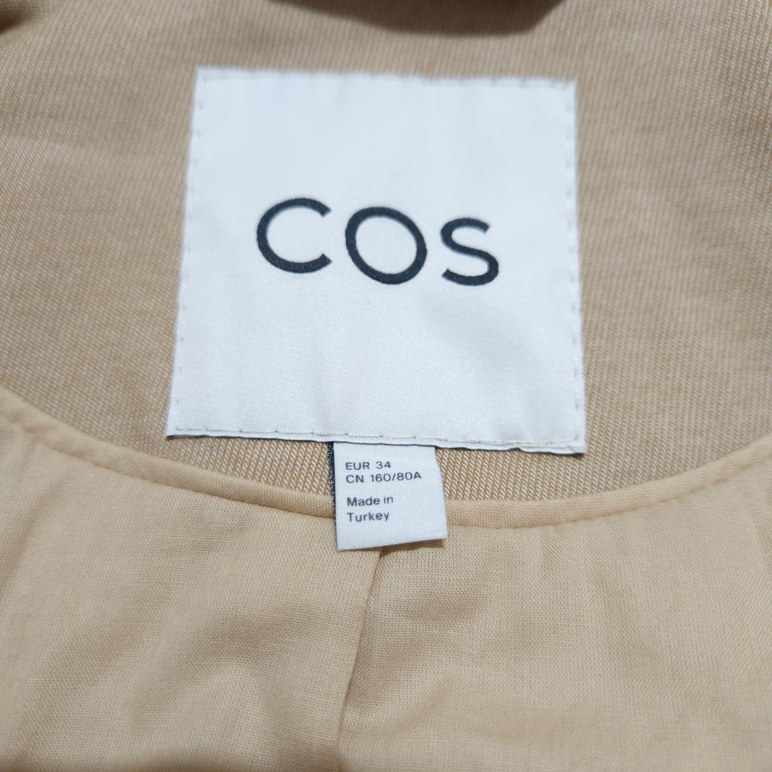 COS코스) 34(XS-S) 여자 크롭포켓자켓 / 왕눈이샵 상품이미지9
