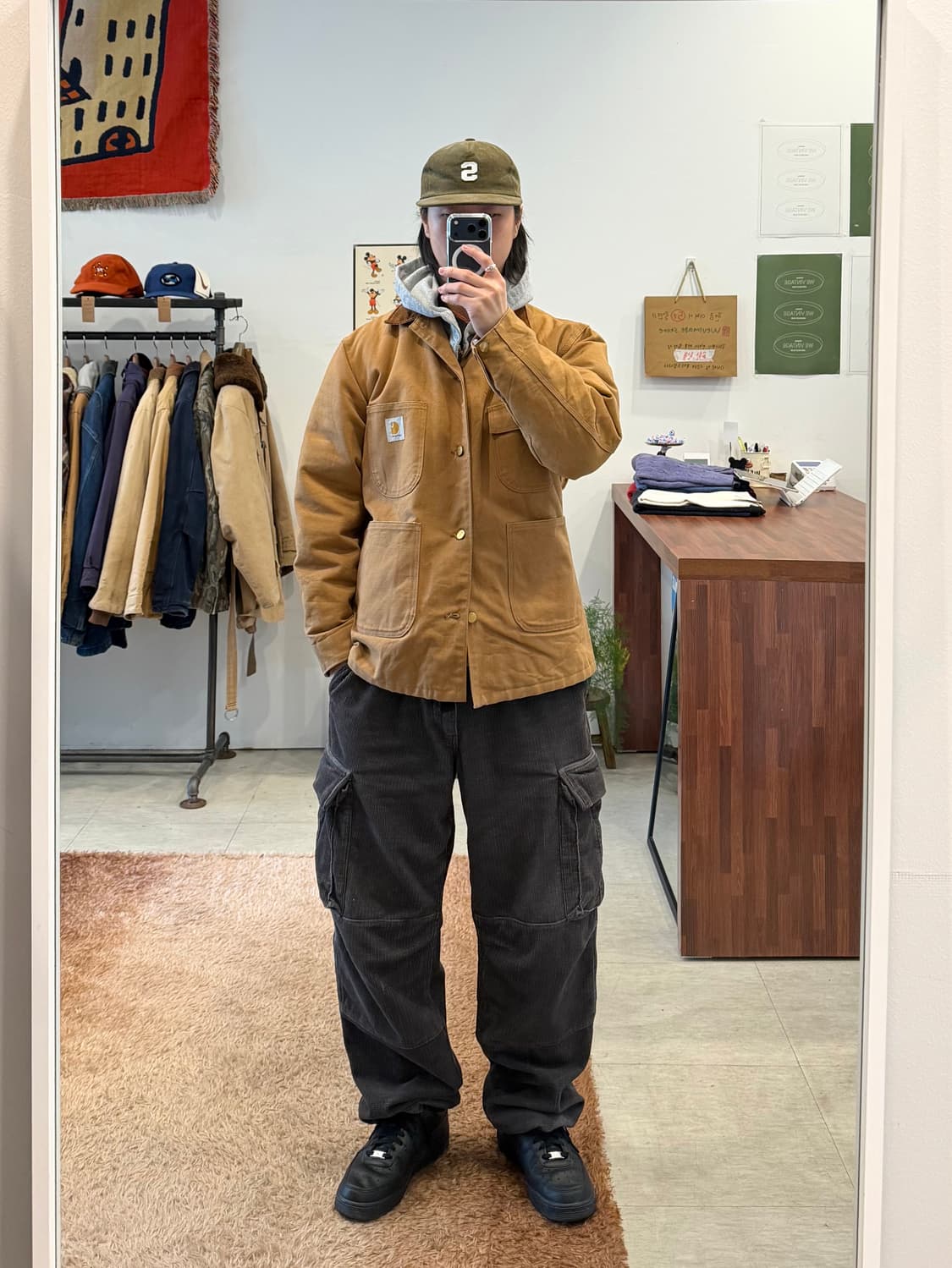 80-90s Carhartt 칼하트 덕 캔버스 초어 자켓 (USA) 상품이미지2
