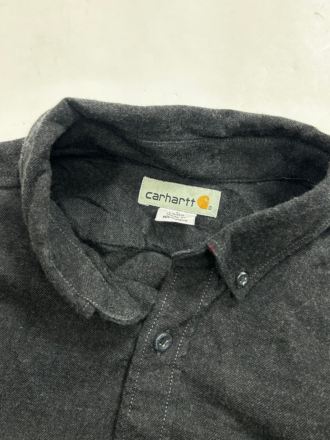 칼하트 FR 블랙 데님 워크셔츠 L 상품이미지5