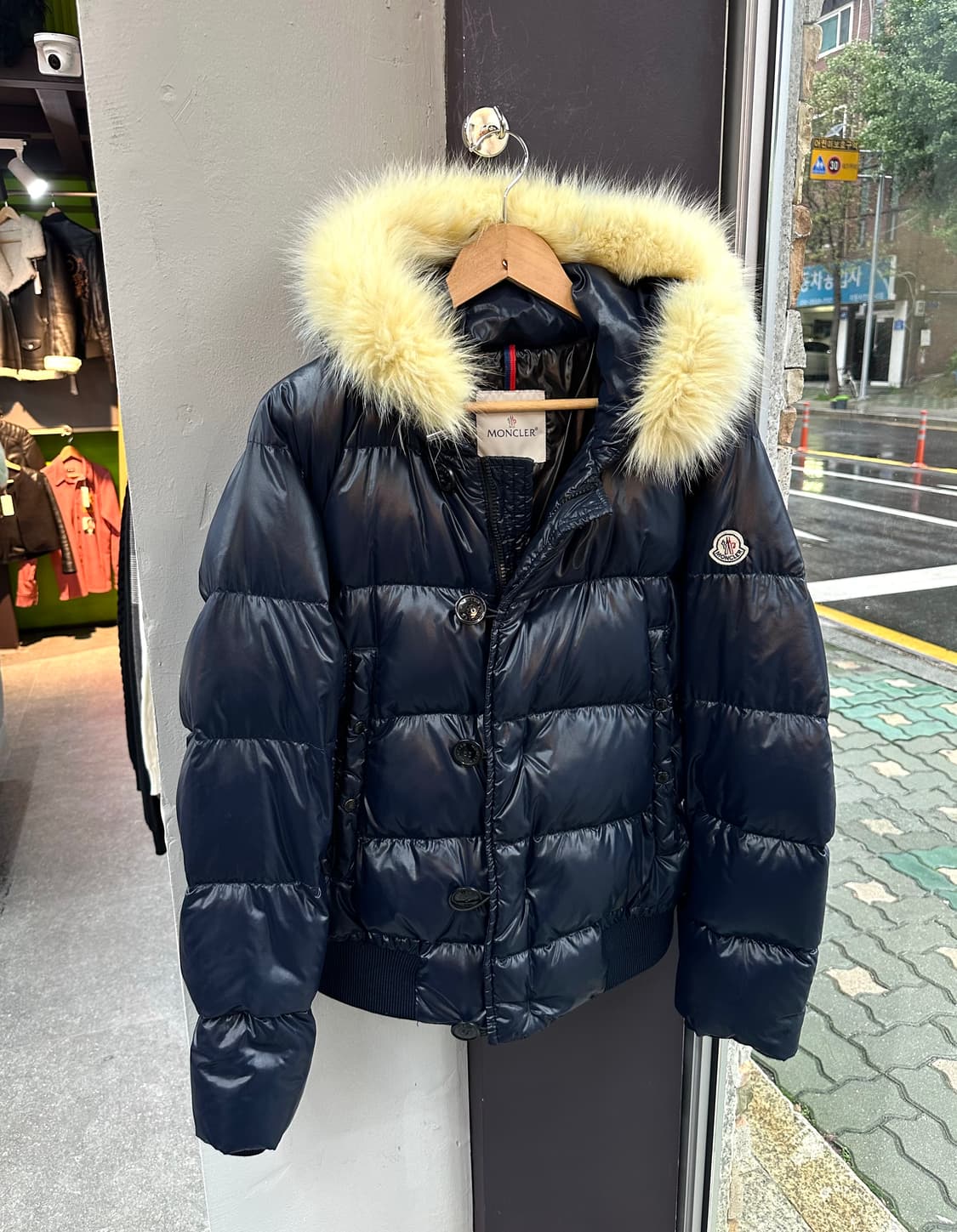 95~100/ 몽클레어 00s 아카이브 리얼퍼 패딩 상품이미지3