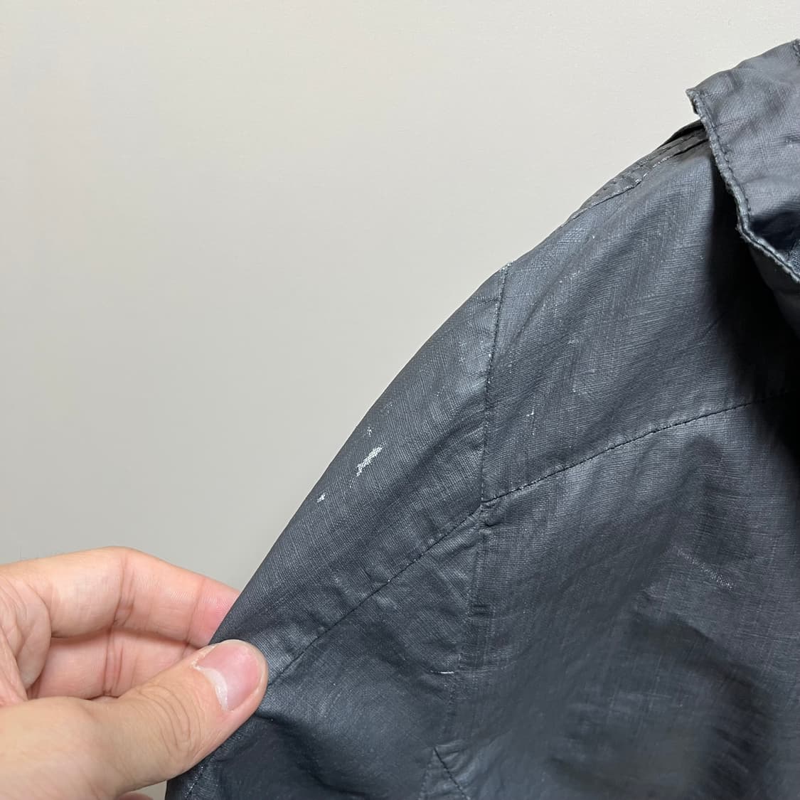 트랜짓 린넨 코티드 자켓 상품이미지3