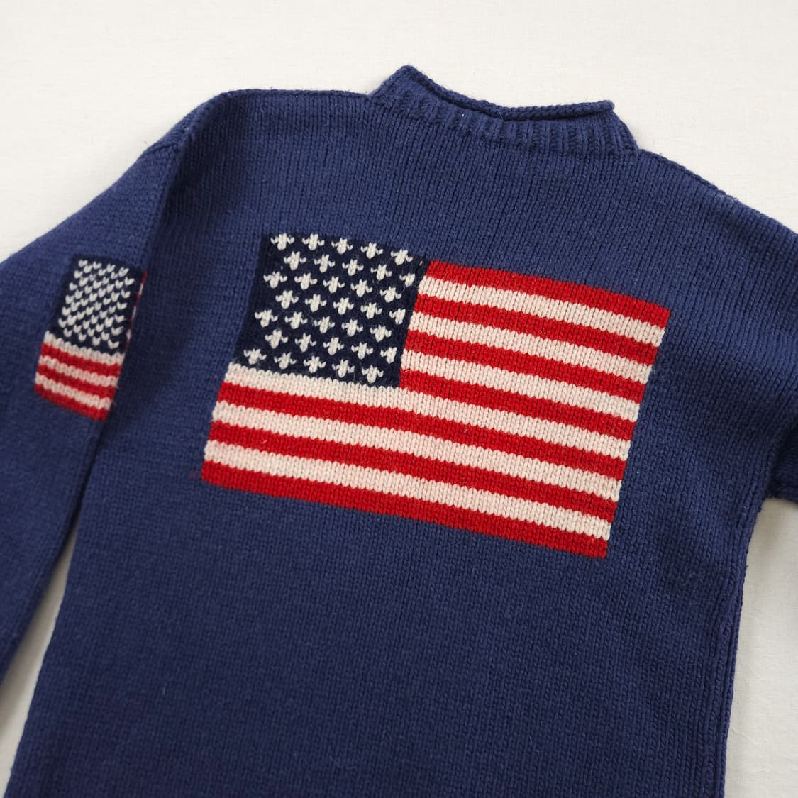 S(90) 폴로 랄프로렌 성조기 모크넥 니트 상품이미지5