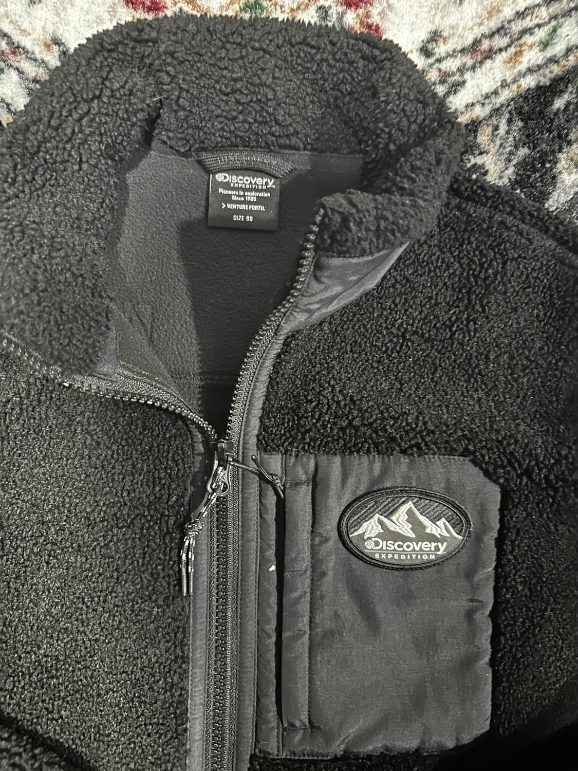 디스커버리 익스페디션 벤쳐포스 플리스 블랙 90 상품이미지2