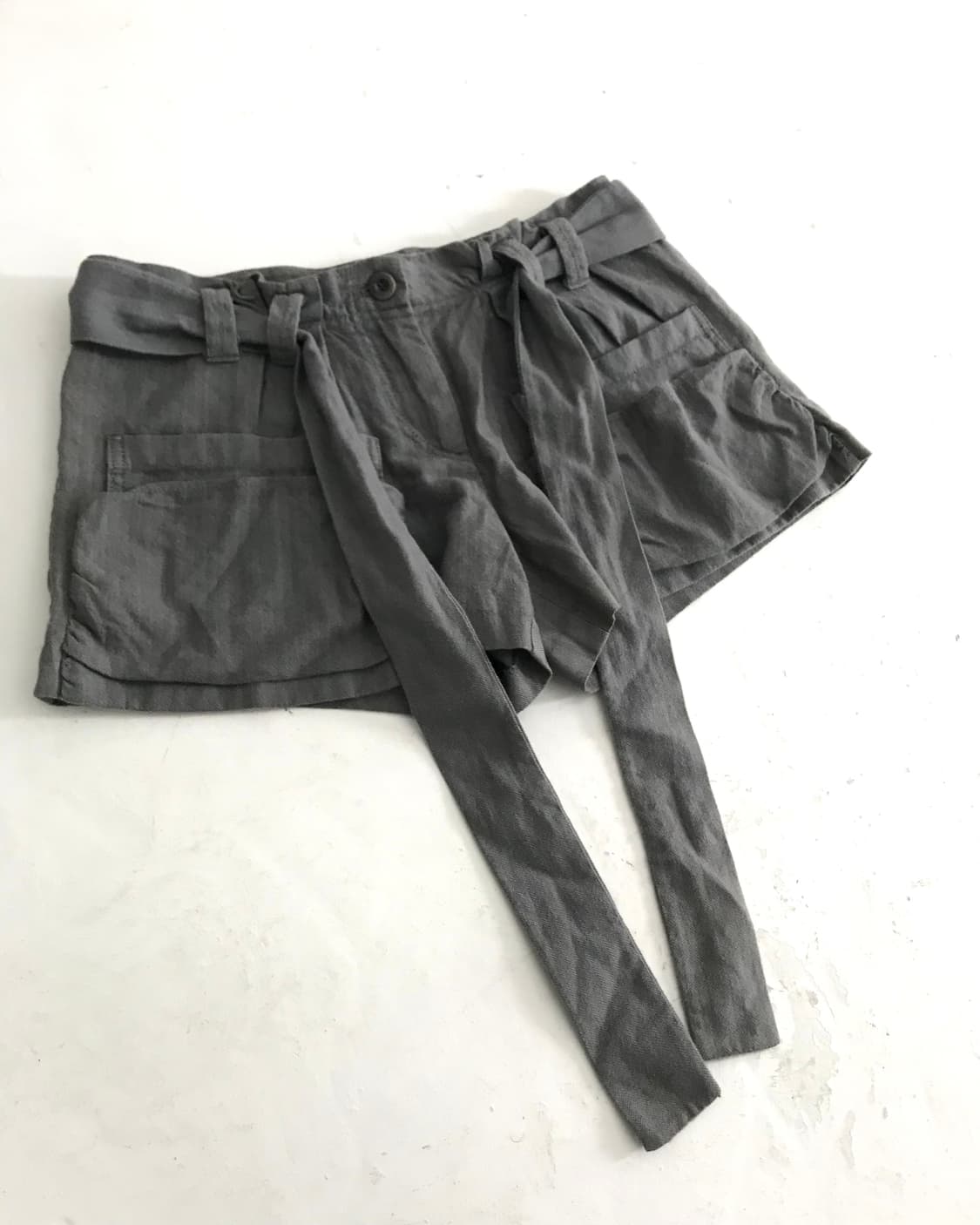 Codes combine ribbon wool shorts 상품이미지2