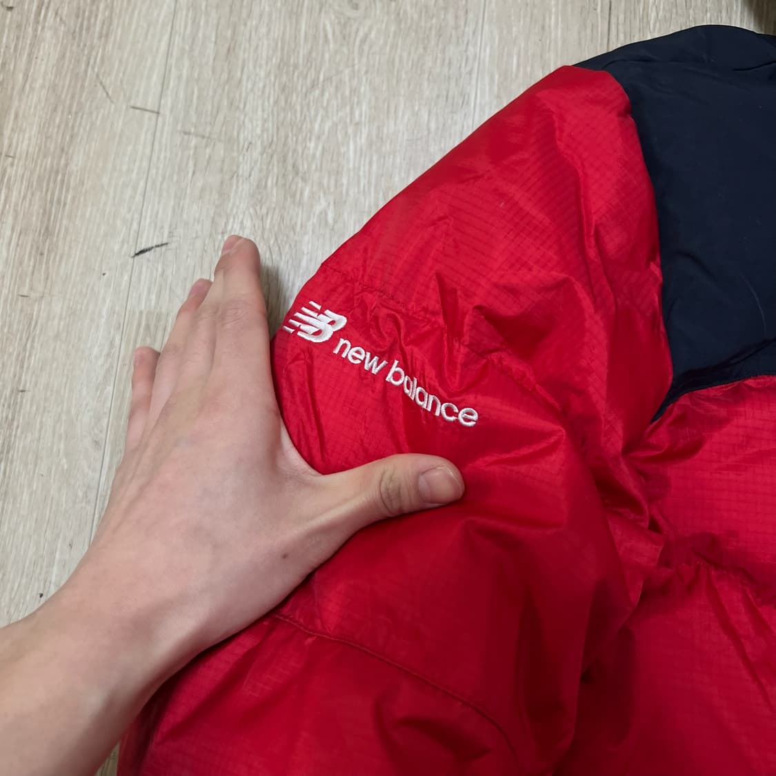 뉴발란스 남성 덕다운 후드 패딩 M/95  상품이미지4