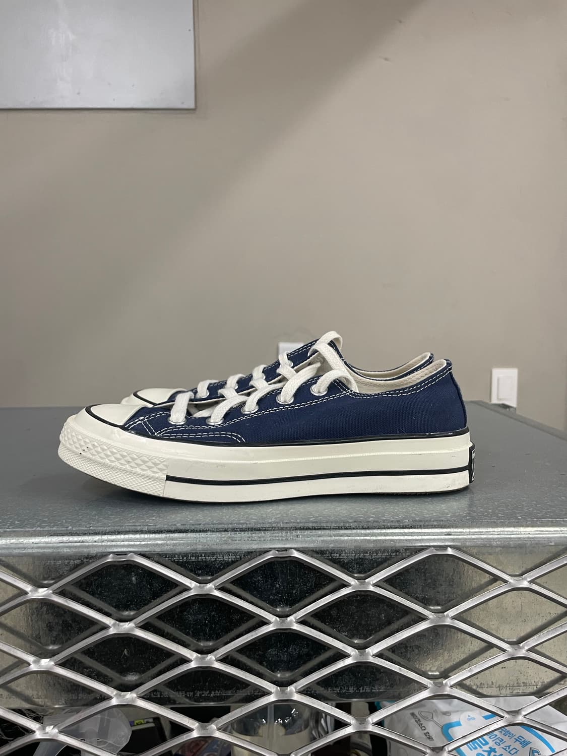 컨버스 척 70 빈티지 캔버스 로우 미드나잇 네이비 230 상품이미지1