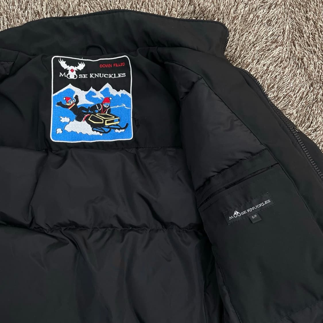무스너클 Moose Knuckles 스틸링 다운 파카 패딩 S 상품이미지3