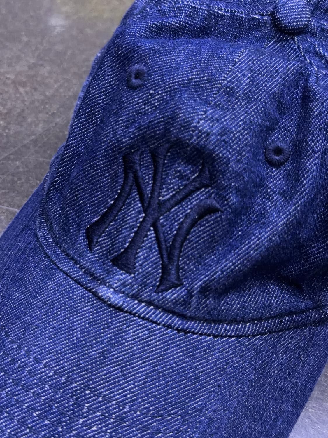 뉴에라 MLB 뉴욕 양키스 NY 데님 볼캡 유스 야구모자 상품이미지3