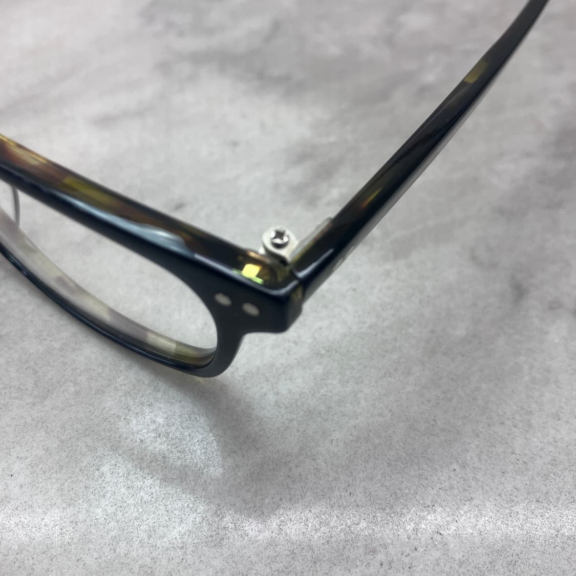 C99 블레이즈알콜 BLAZE+ALCOHOL 블랙 패턴 웰링턴 뿔테 안경 상품이미지2