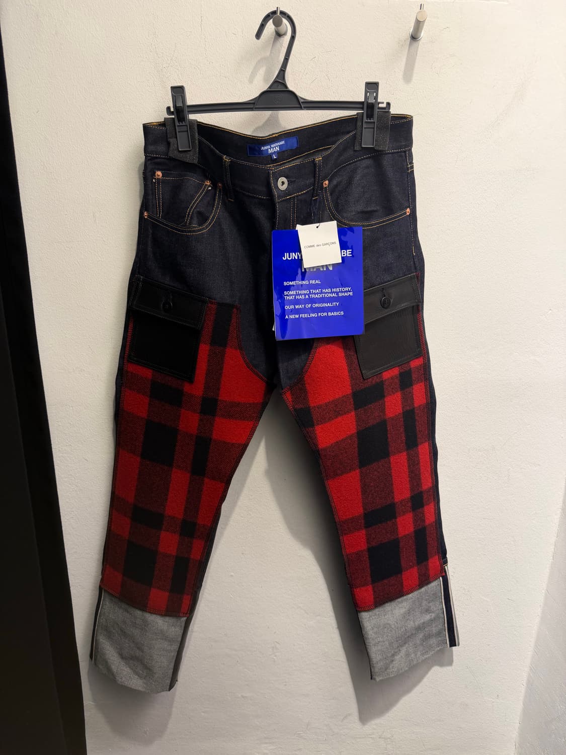 준야 와타나베 맨 패치워크 팬츠 상품이미지1