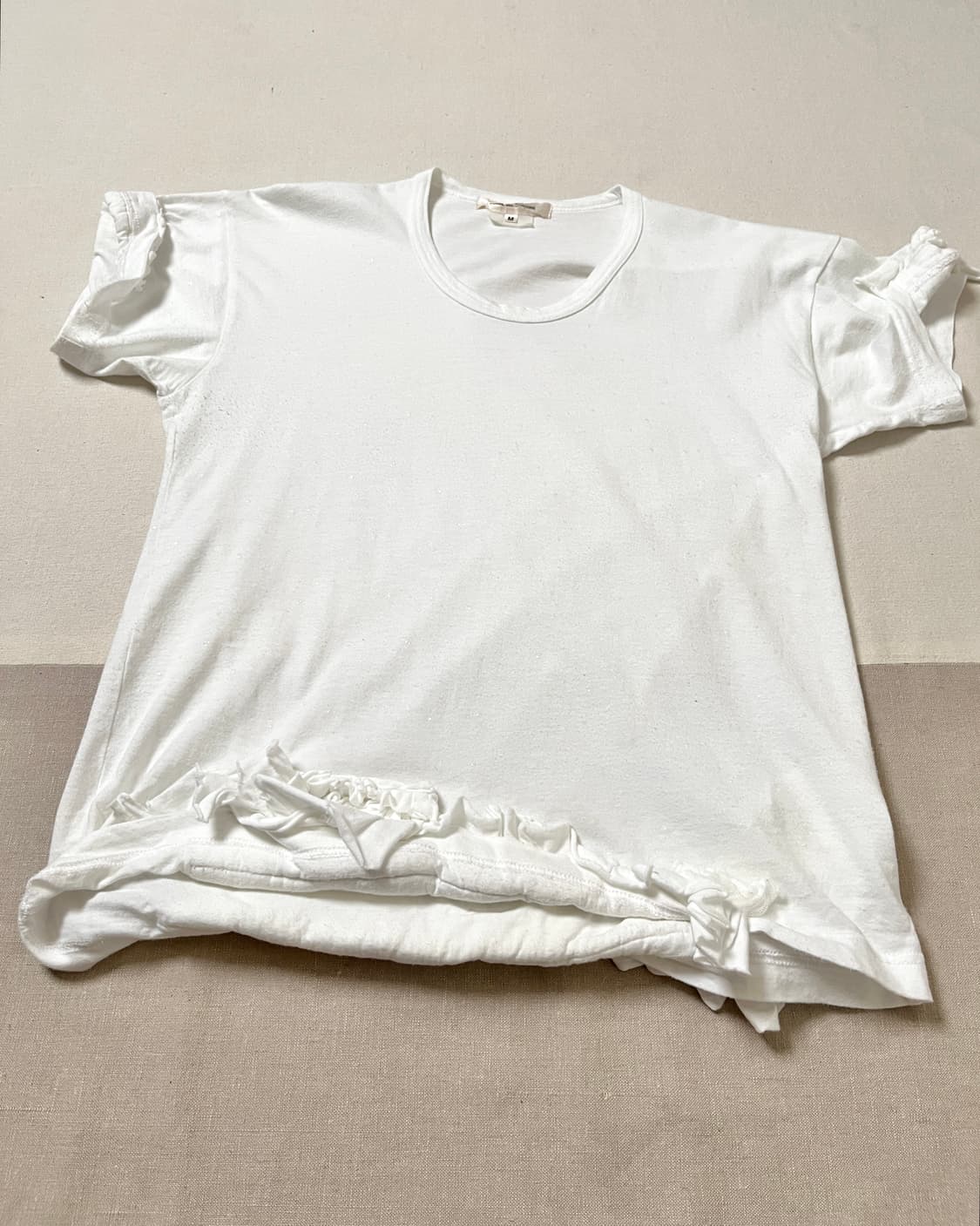 꼼데가르송 글리터 도트 러플 티셔츠 comme des garcons 상품이미지3