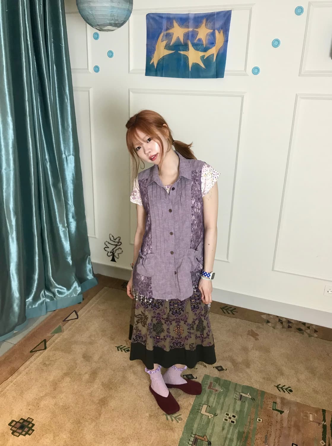 빈티지하면서도 괴짜 무드가 느껴지는 코디𖧧𓂃˖₊☂️🫧 상품이미지3