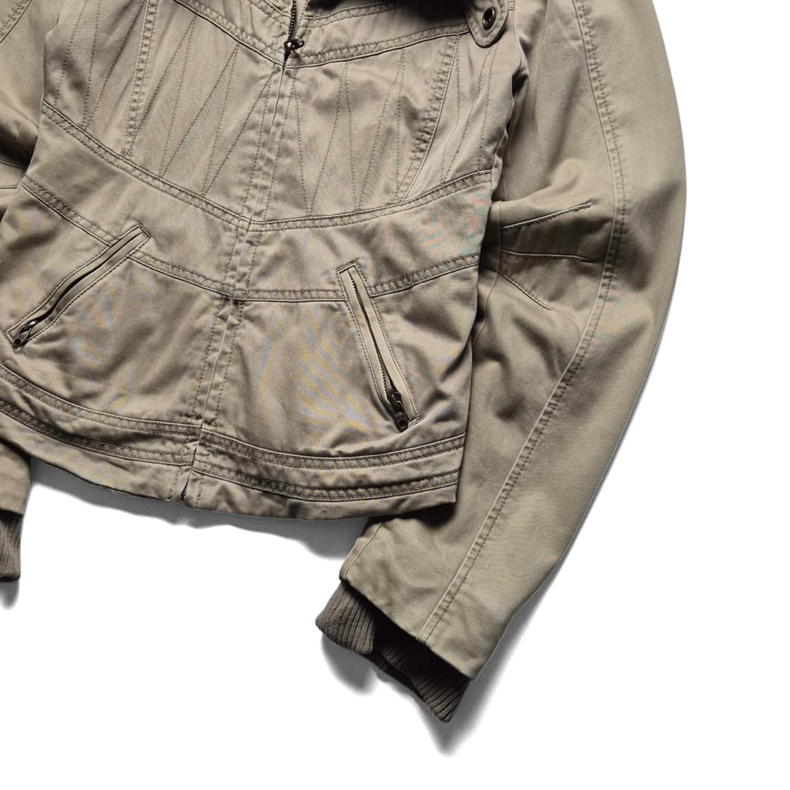 [S] 디젤 스티치 디테일 코튼 블루종 상품이미지5