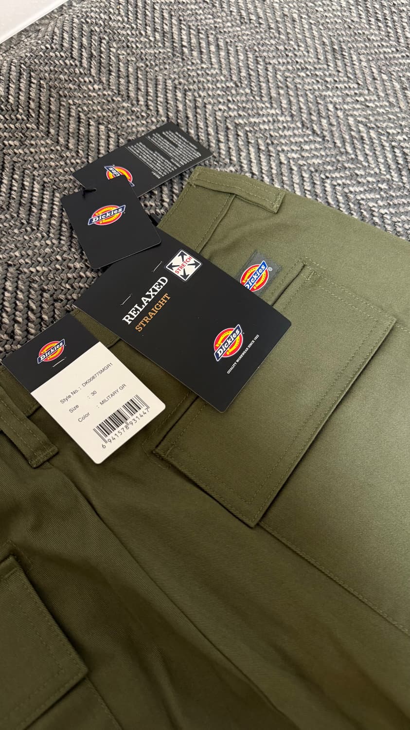 플리마켓🔥디키즈 트윌 오픈 햄 카고 팬츠 올리브 그린 (30) 상품이미지5