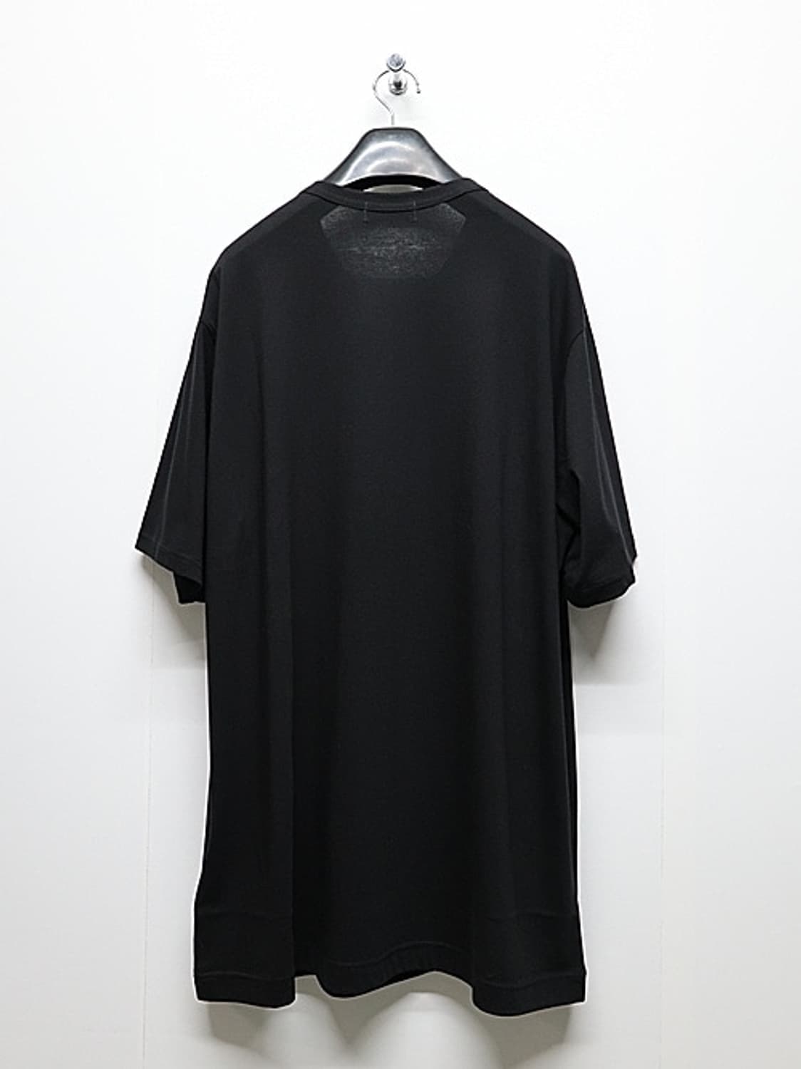 새상품 요지야마모토 30/1코마 천축 프린팅 블랙 숏슬리브 3사이즈 상품이미지4