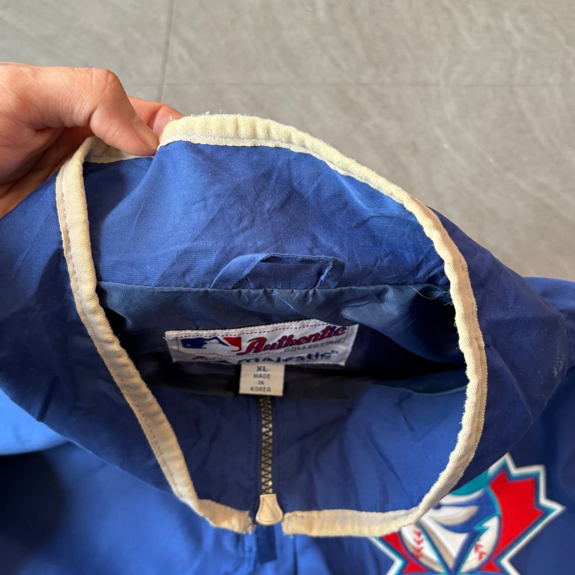 마제스틱 블루 나일론 웜업 상품이미지7